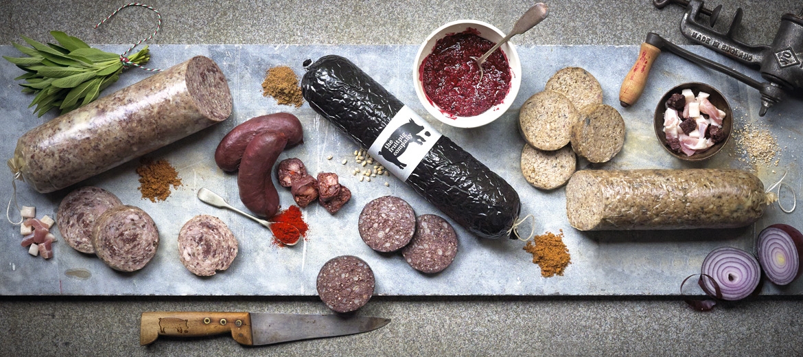 Award winning fresh blood black puddings